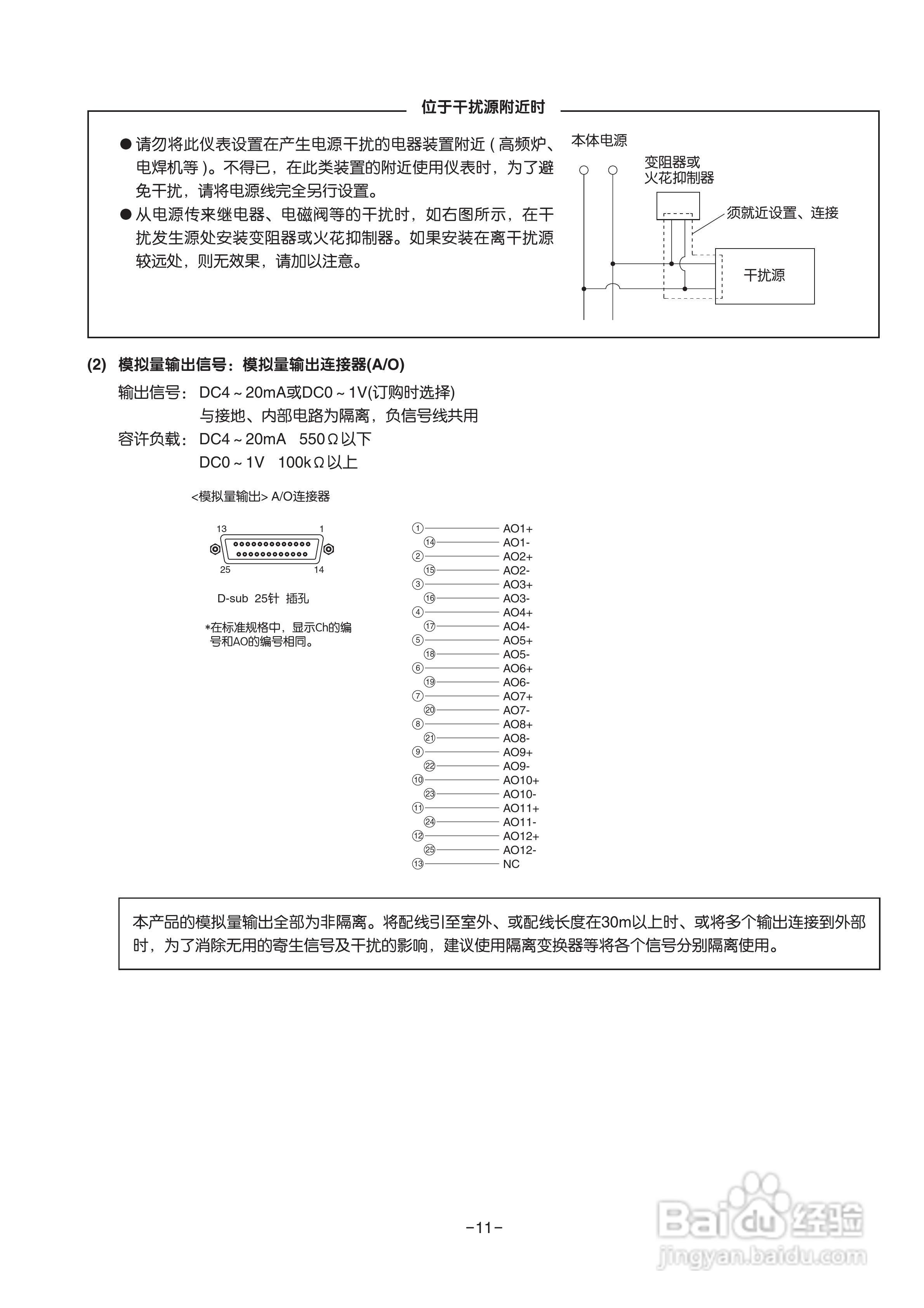 富士ZRE 红外气体分析仪使用说明书:[2]