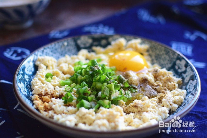 自制鸡蛋豆腐饼