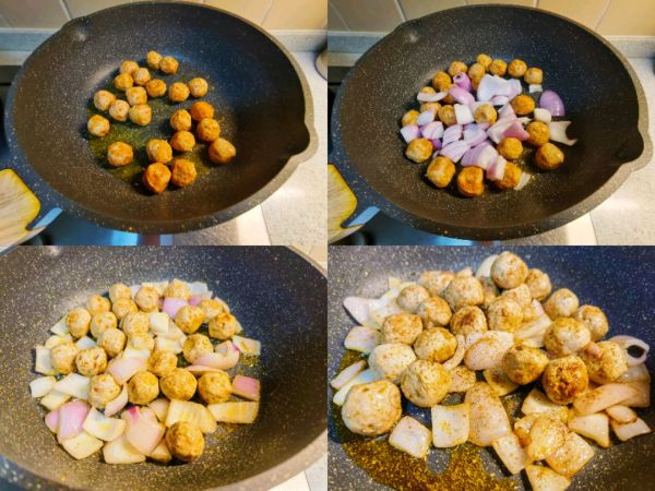 香煎奥尔良风味黄鱼丸