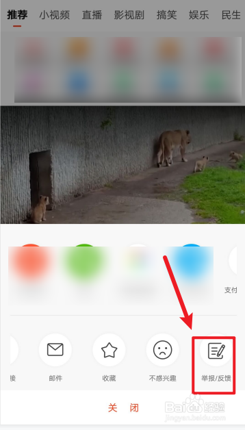 新浪新闻如何举报反馈视频
