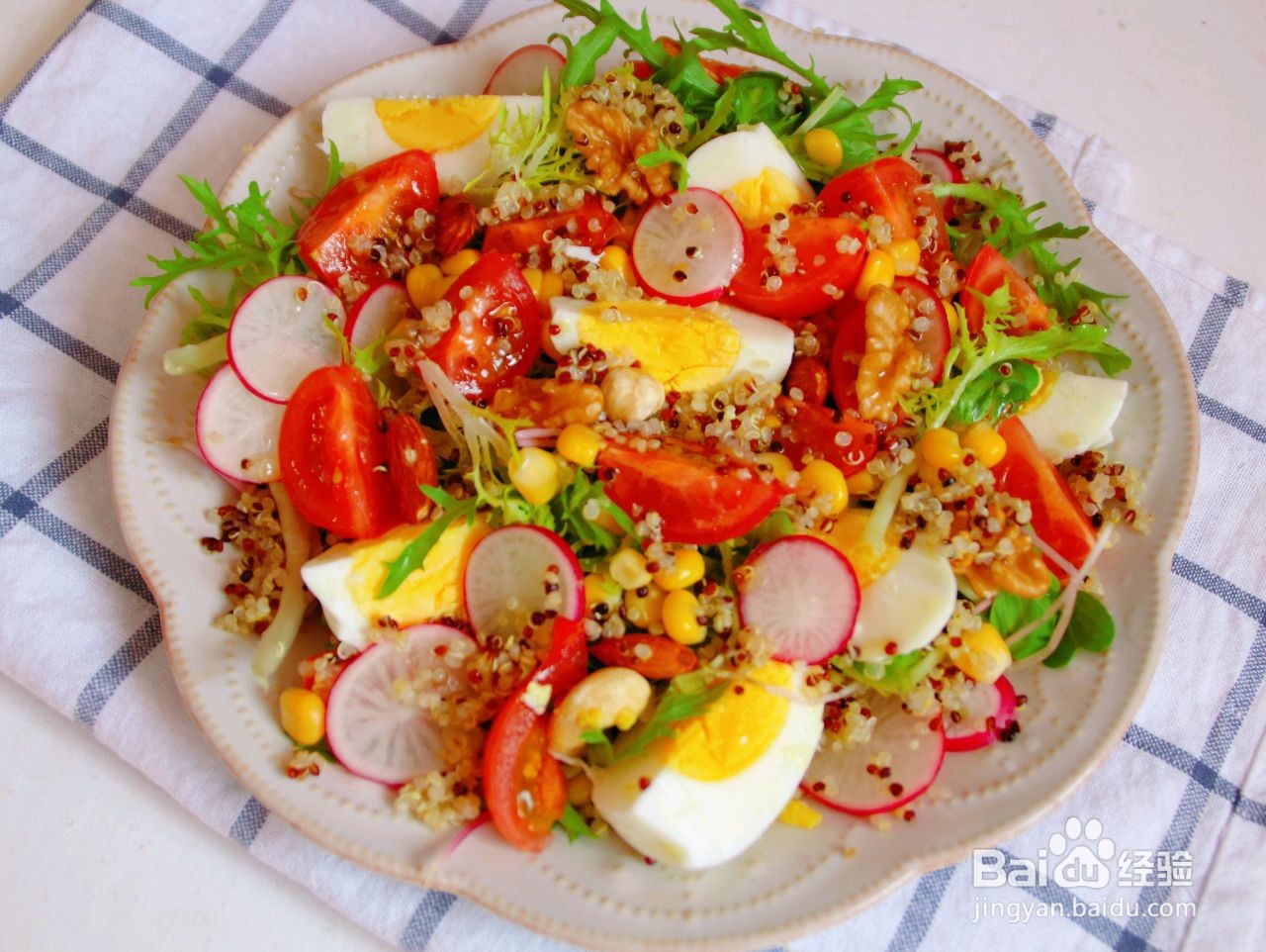 藜麦鸡蛋蔬菜沙拉怎么做