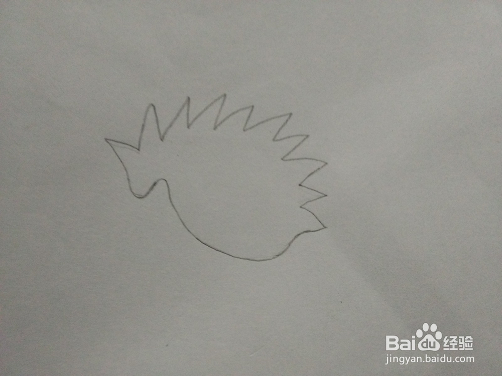 简笔画——怎么画刺猬