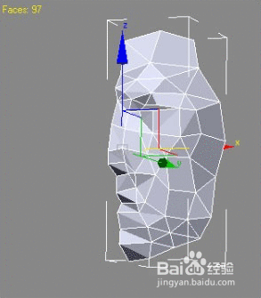 3dMax建模一个另类的头像