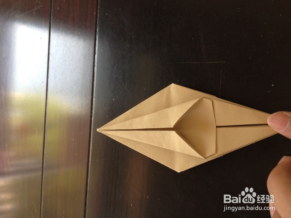 怎样折纸百合花