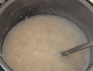 萝卜丝肉末粥