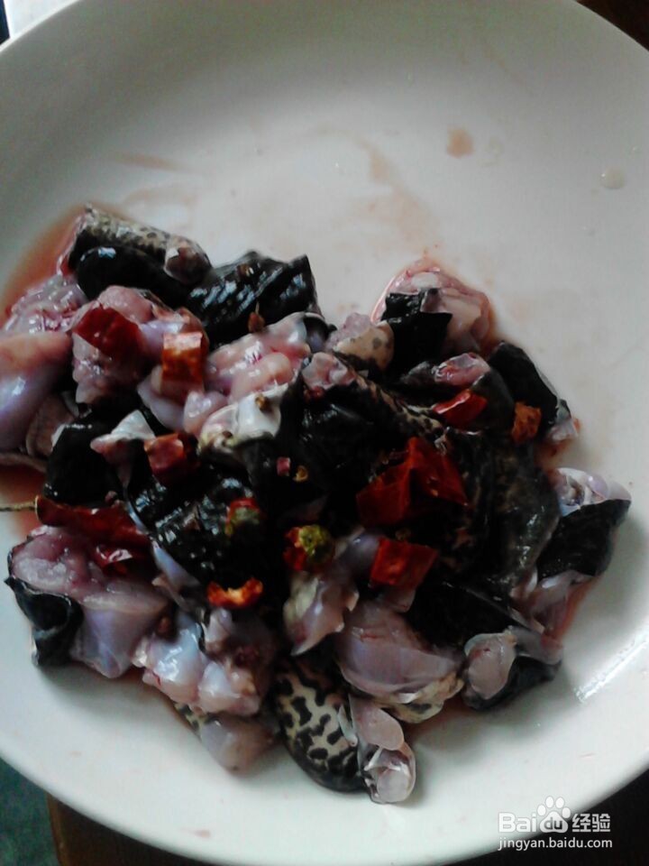 自己在家做美食--泡姜牛蛙