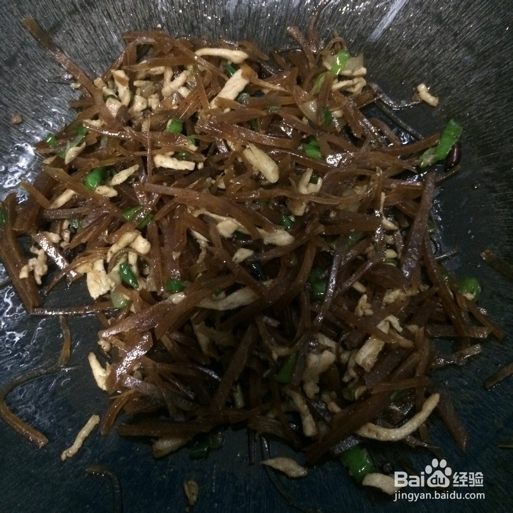 三餐小菜——肉丝炒咸菜的做法