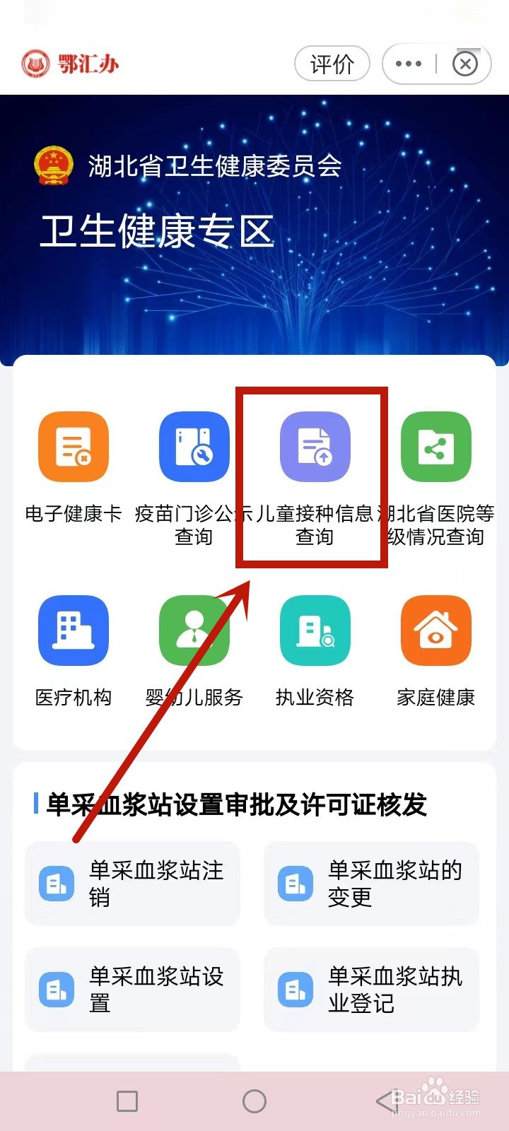 湖北儿童接种信息怎么查询