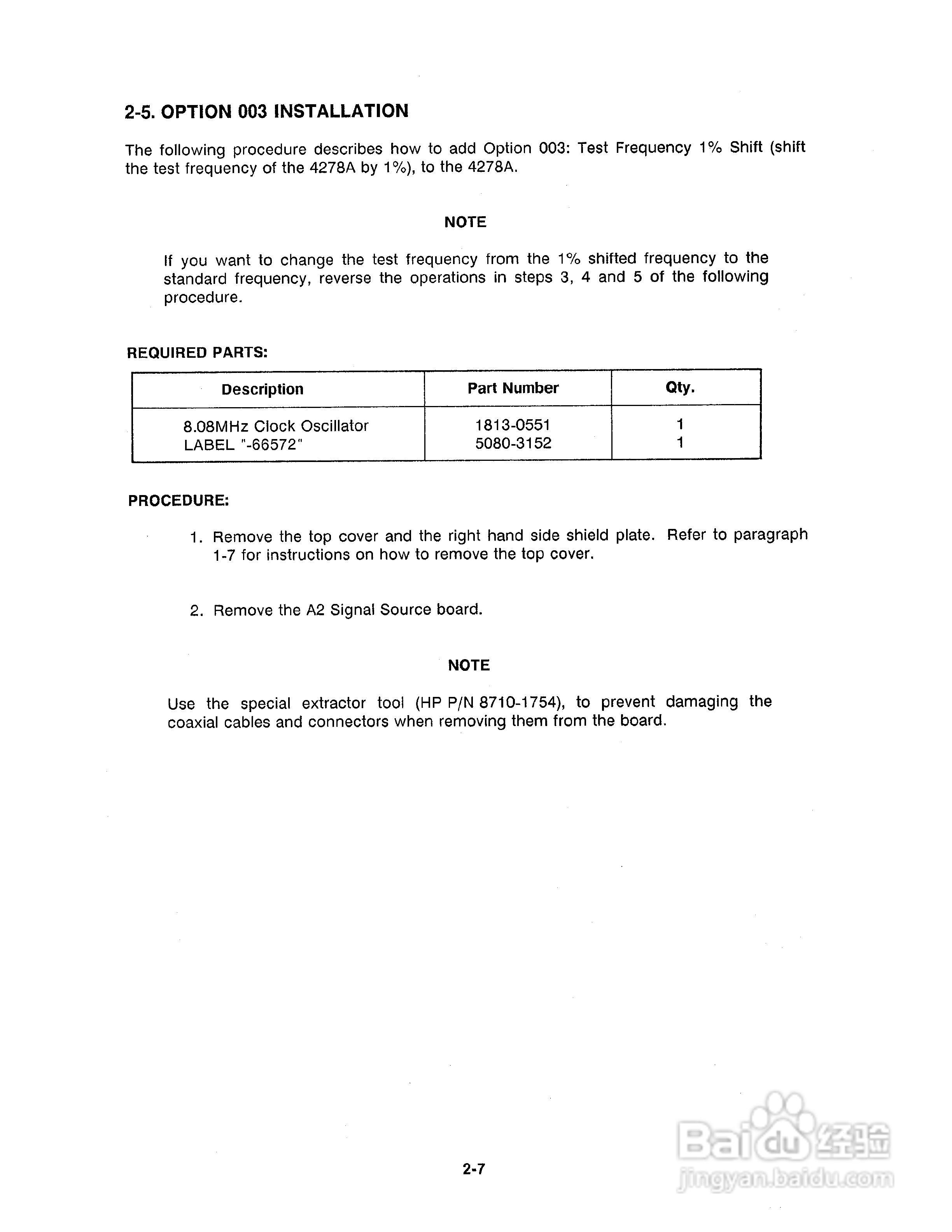HP 4278A测试电桥使用说明书:[6]