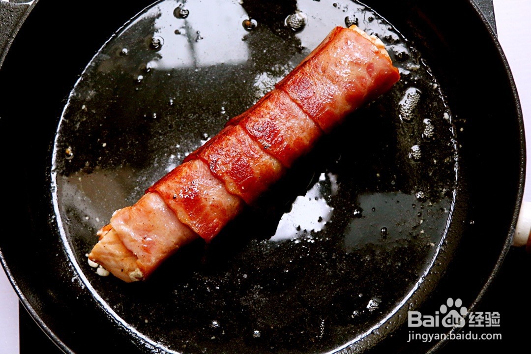 三文鱼培根卷的做法