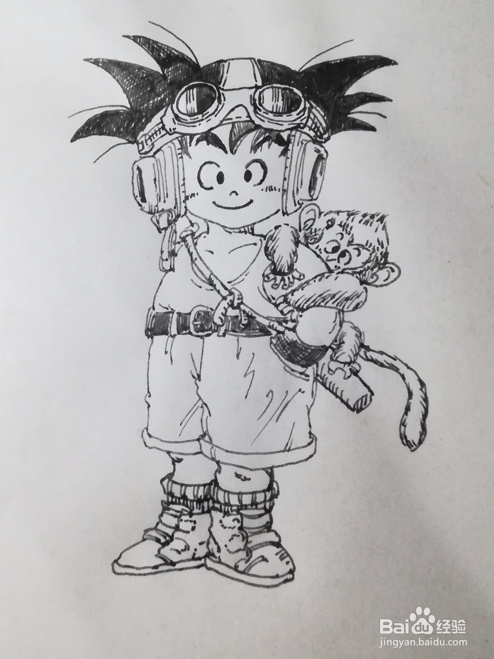 七龙珠孙悟空漫画教程