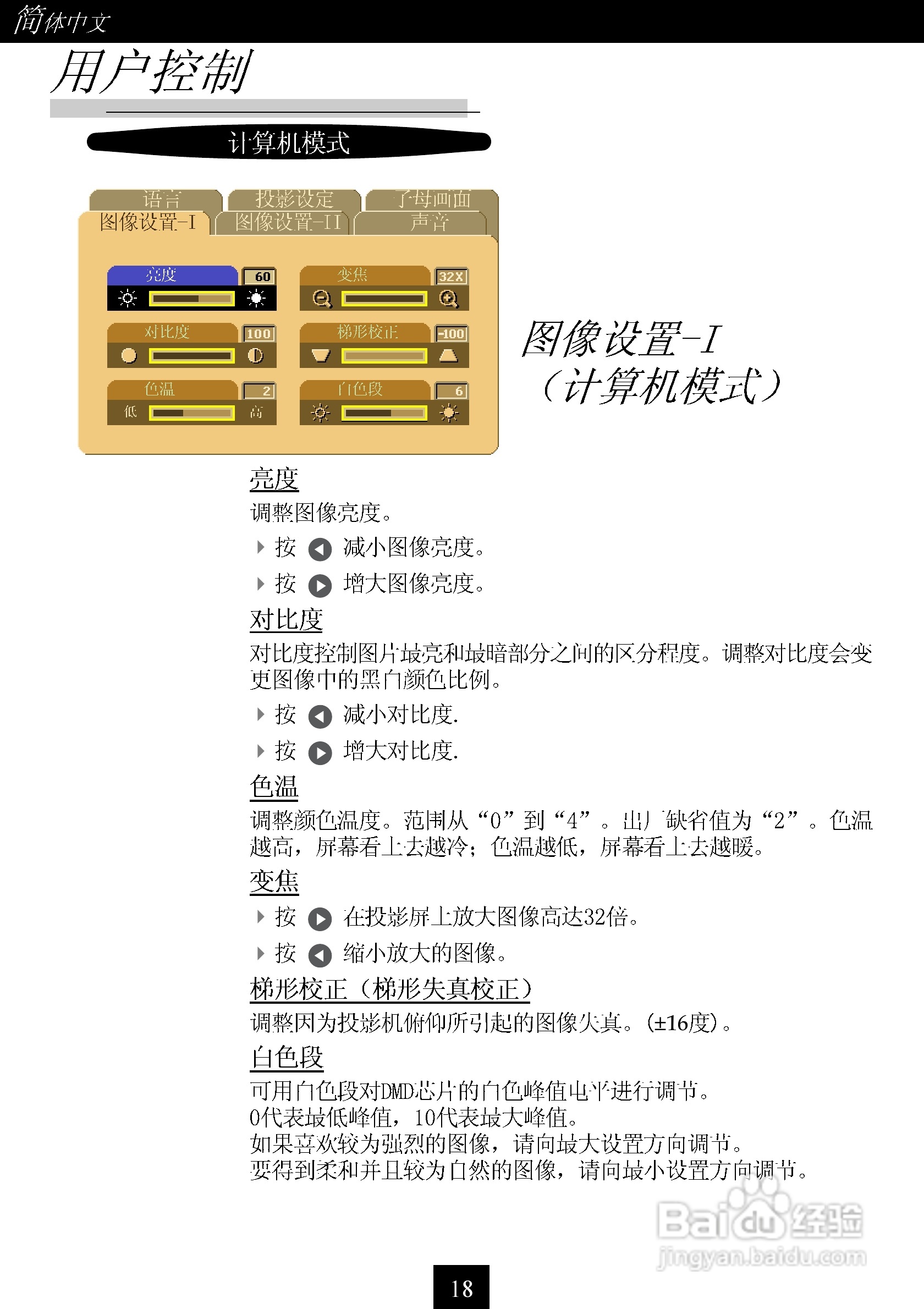 联想TD160型投影机说明书:[2]