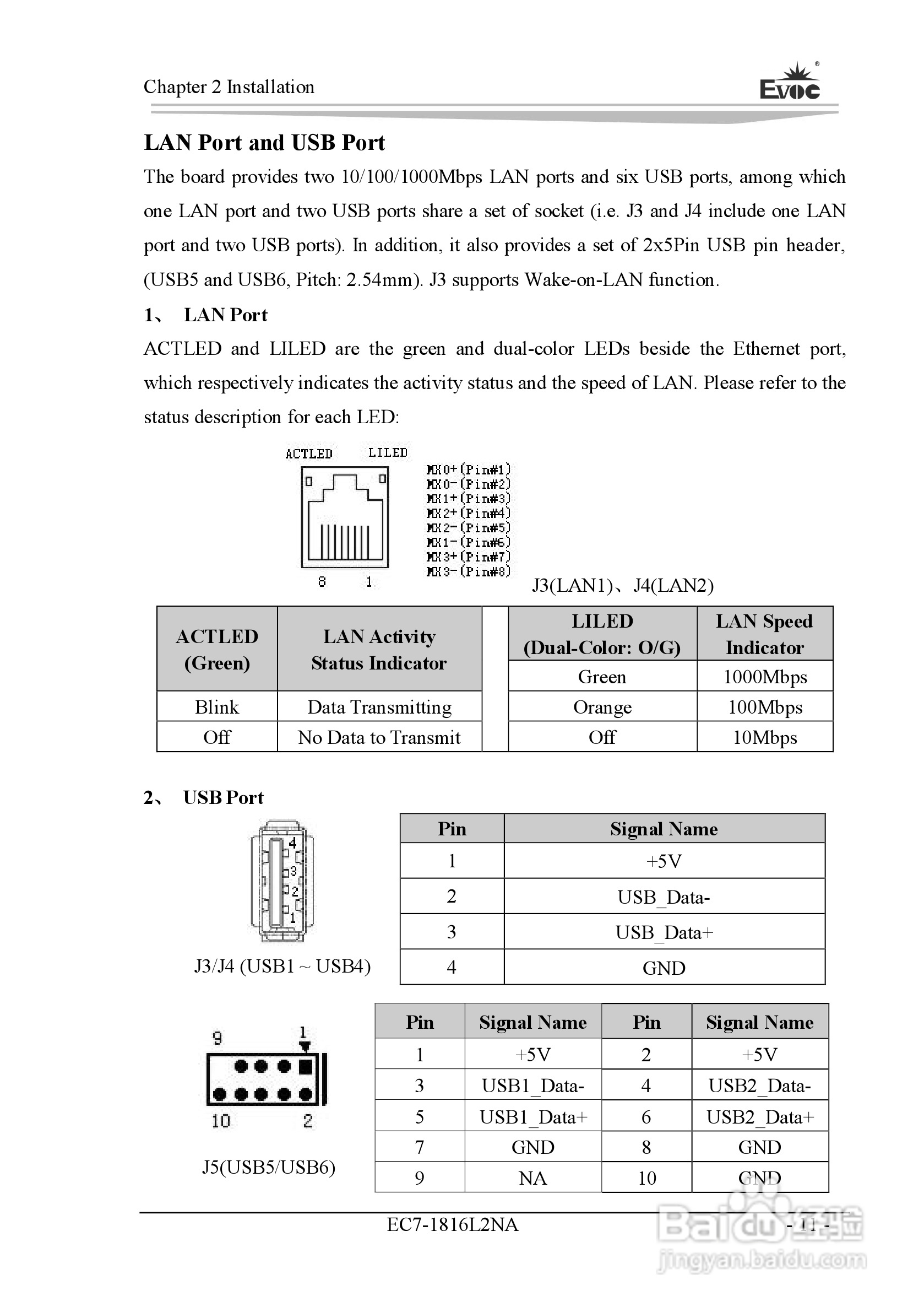 研祥Mini-ITX主板EC7-1816L2NA说明书:[8]