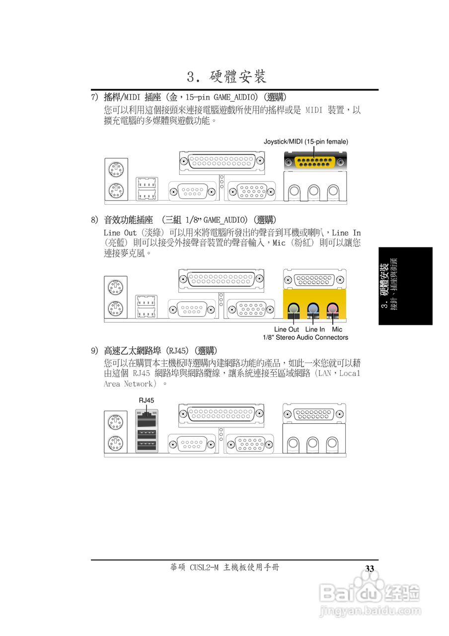 华硕CUSL2-M型主板说明书:[4]