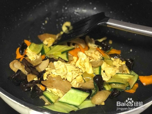 家常菜-时蔬木须香肠