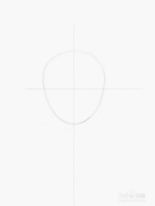 手绘板PS绘画画一条通往家的路之九：正脸画步骤