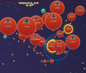 球球大作战如何才能学会踩球?