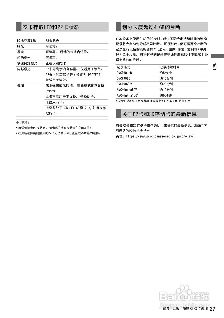 松下 AJ-HPS1500MC编辑录放机操作手册:[3]