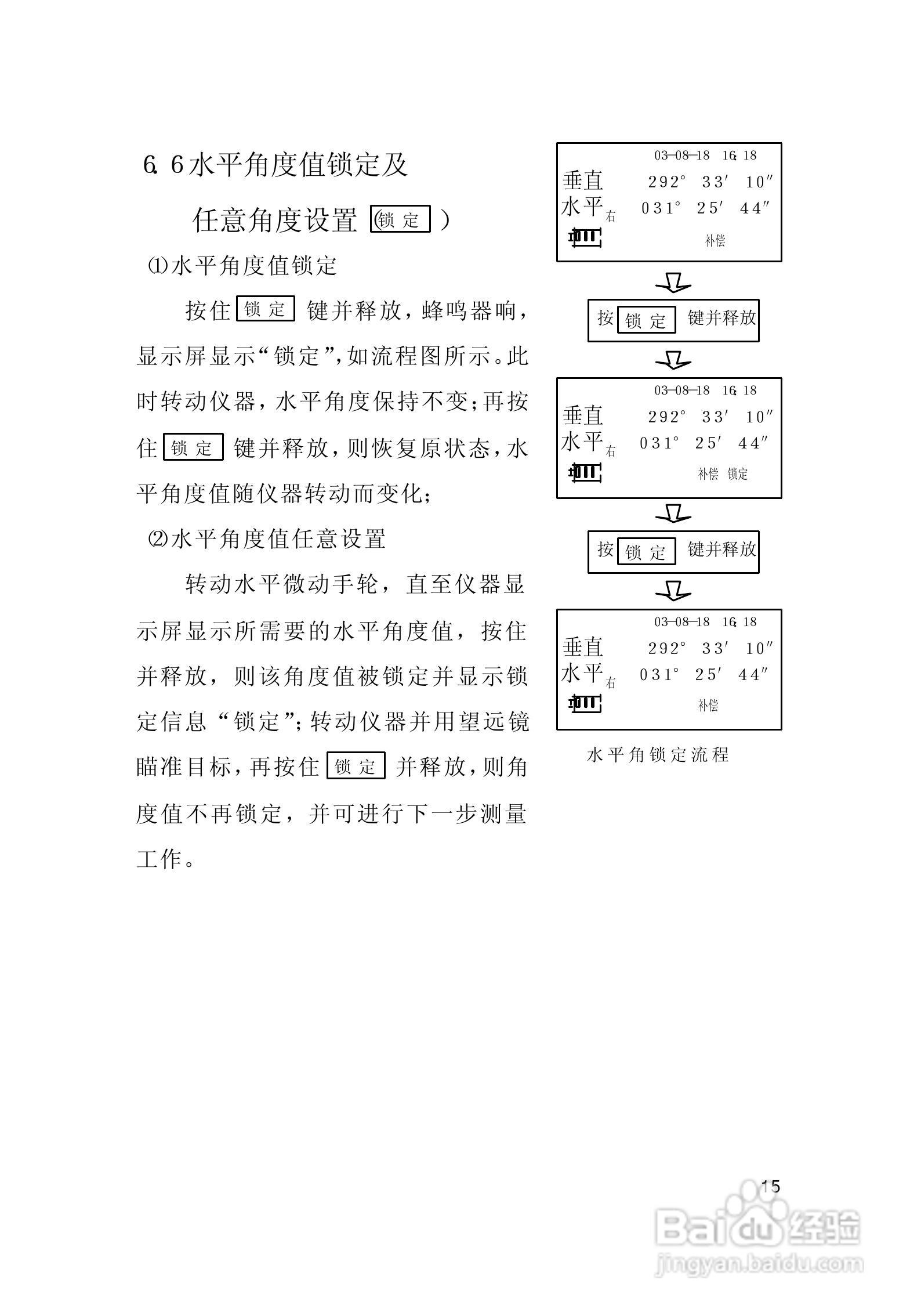 一光电子经纬仪DT205D使用说明书:[2]