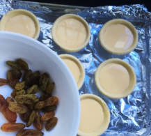 饭后甜点—葡萄干蛋挞