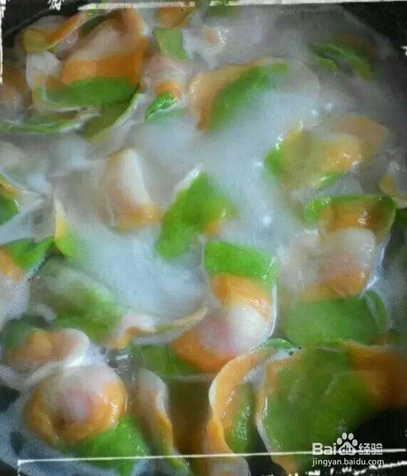 美食美色——彩虹饺子制作步骤