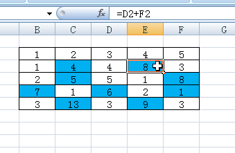 将excel2007含公式的单元格都标记相同背景颜色