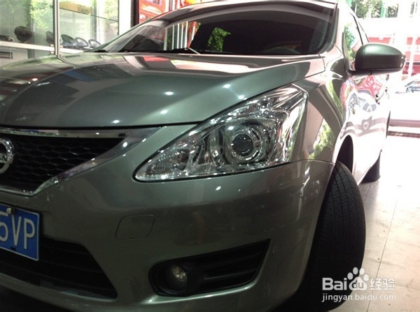 广州前沿车改日产骐达改灯 车灯升级Q5双氙气灯