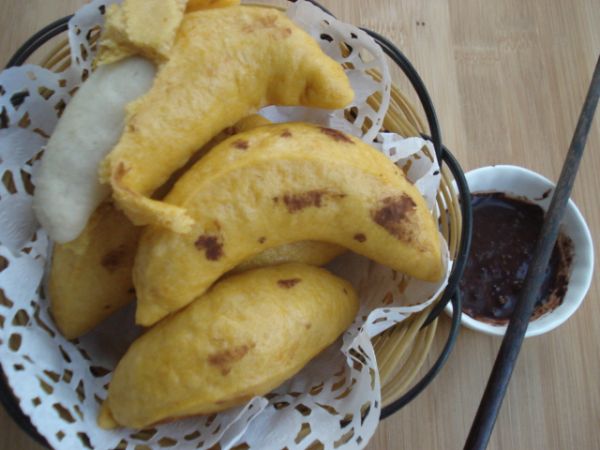 #网红美食我来做#象形香蕉馒头