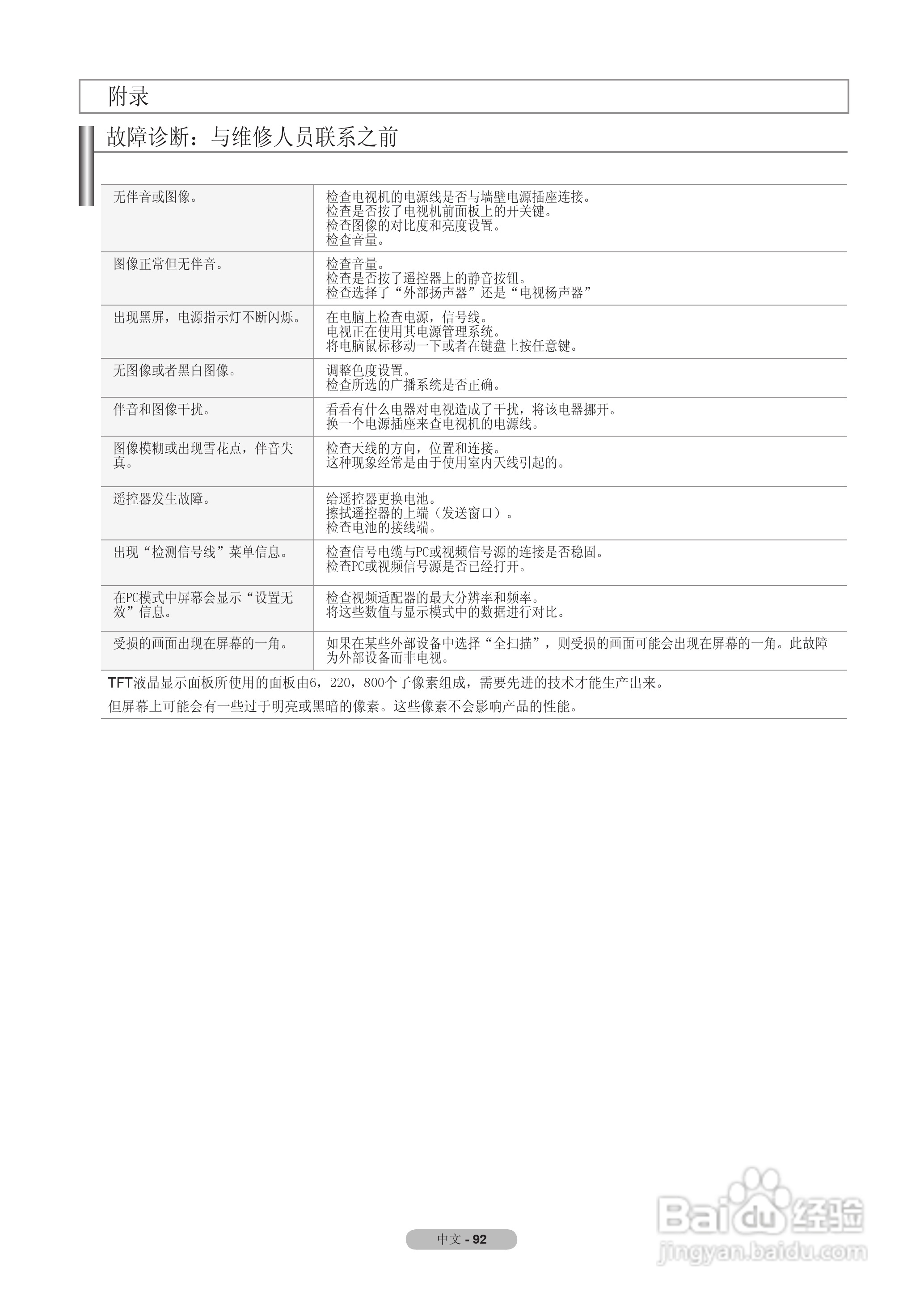 三星LA55A950D1F液晶彩电使用说明书:[10]
