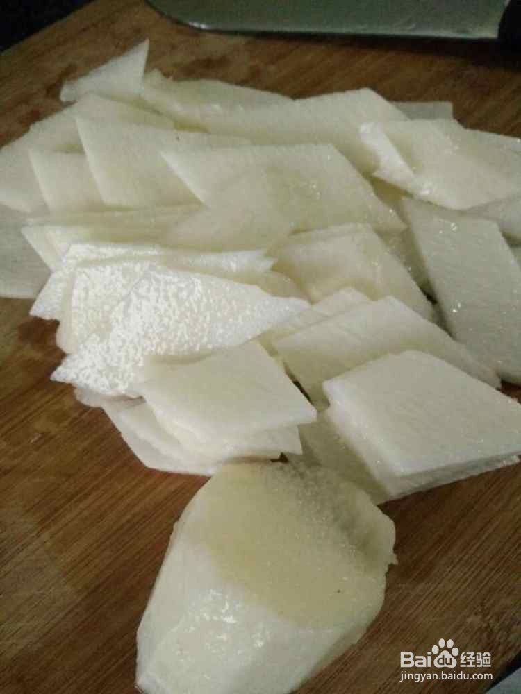 山药素炒荷兰豆