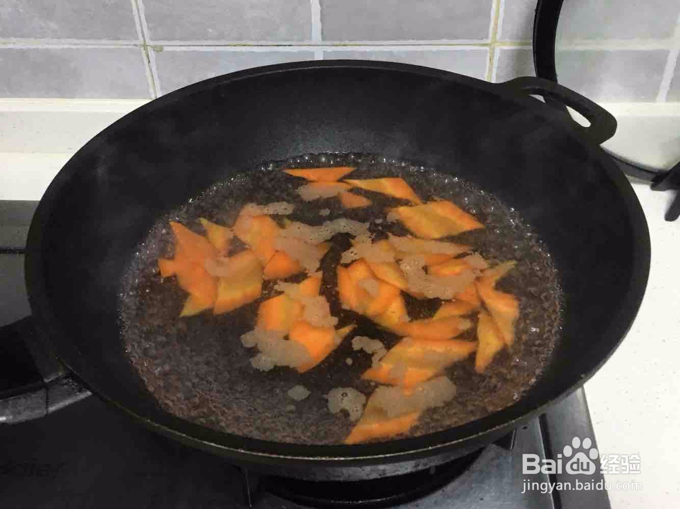 清炒三蔬的做法