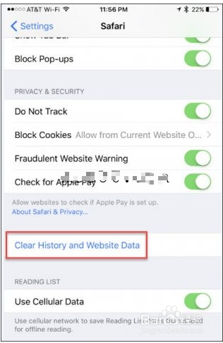 iPhone如何清除Safari浏览历史和网站数据