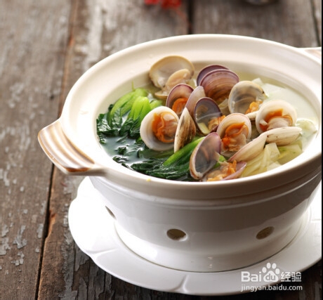 蛤蜊煲时蔬汤