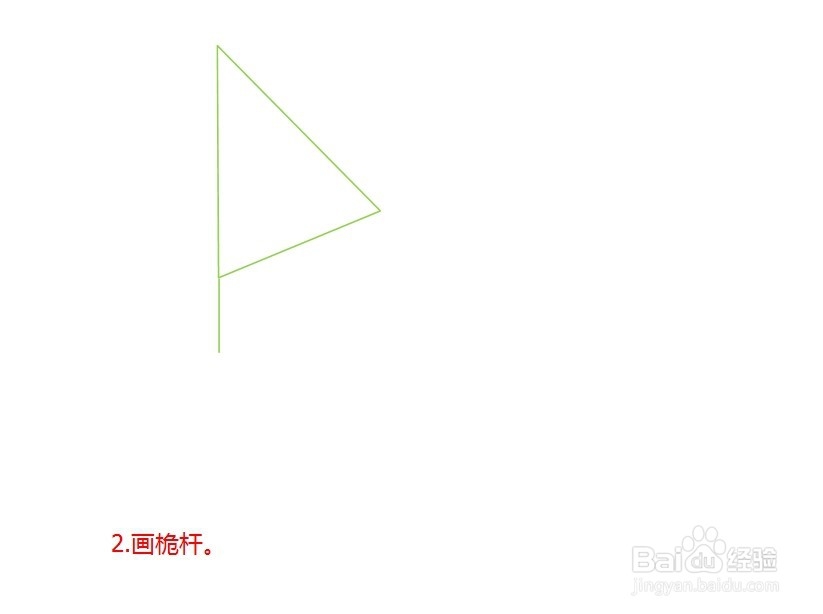 怎么简单画帆船？