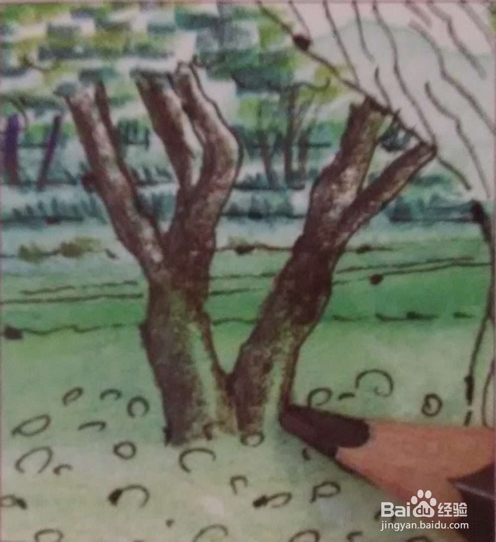 花草树木风景的画法