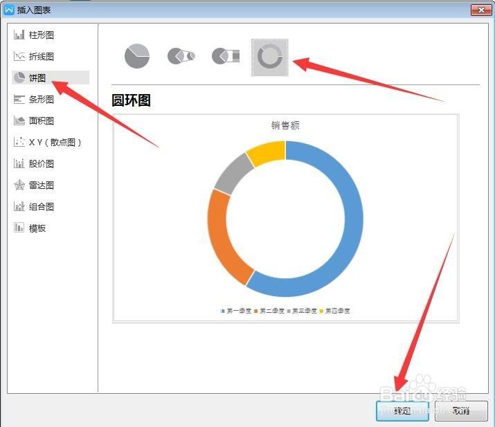 圆环图如何用Wps2019文字制作