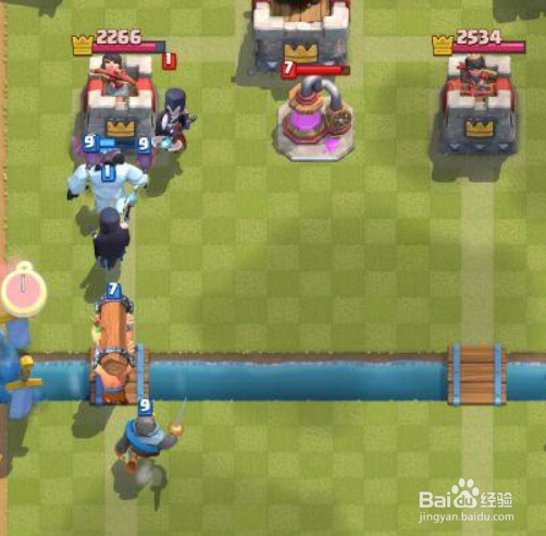 皇室战争冲锋陷阵的治疗冰巫攻城流