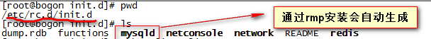 linux中设置mysql的开机自动启动