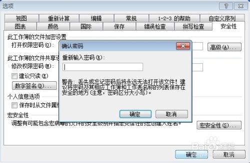 Excel工作表的保护与安全设定