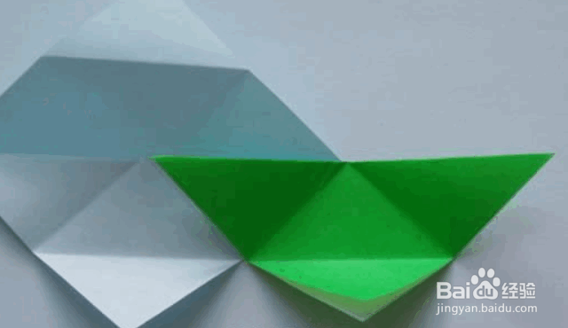 三角形收纳盒的简单折法