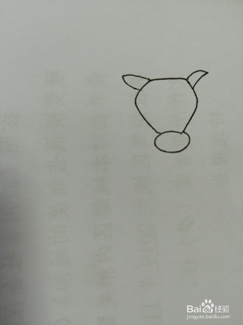 简笔画水牛怎么画