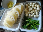 清炒韭苔小荷鲜--做法