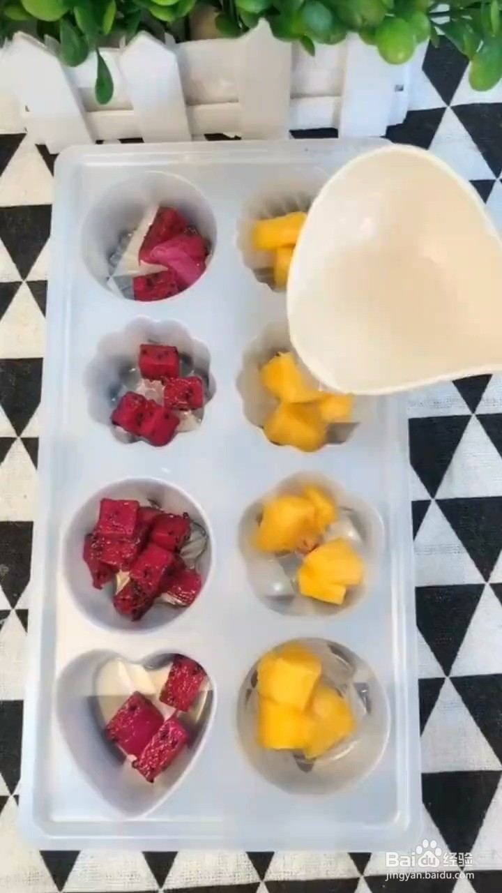 如何制作水果果冻