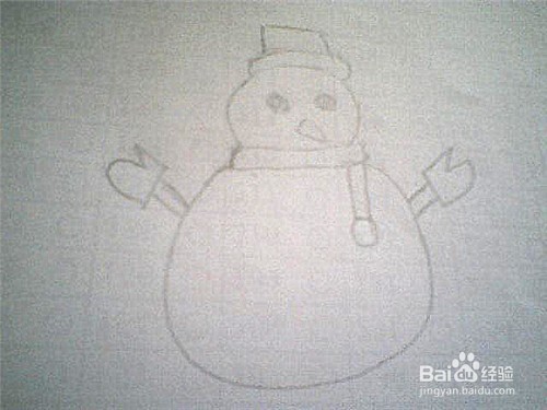 简笔画雪人的画法