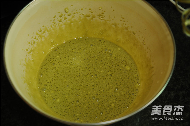 无油少盐的豆浆抹茶蛋糕