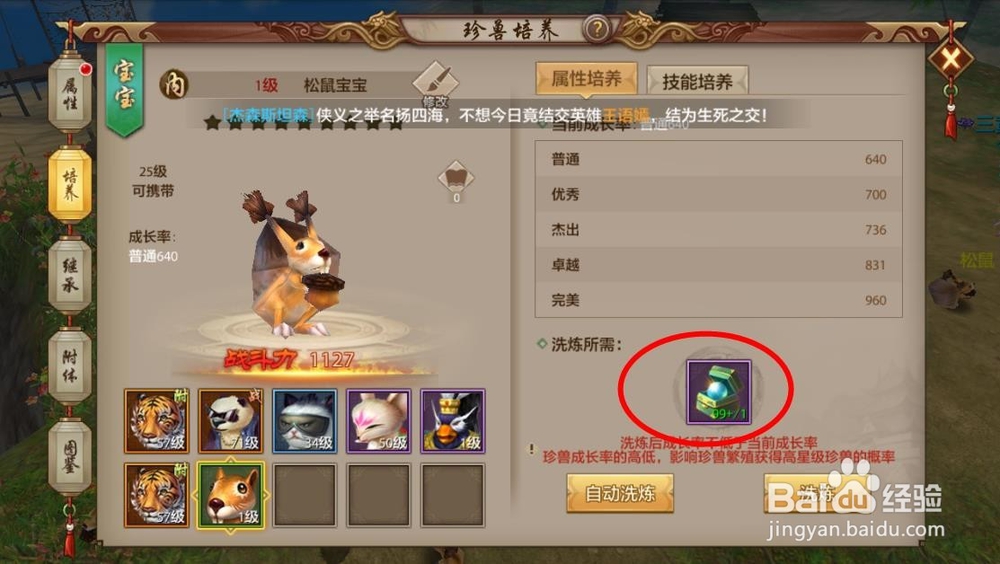 天龙八部洗练丹怎么用