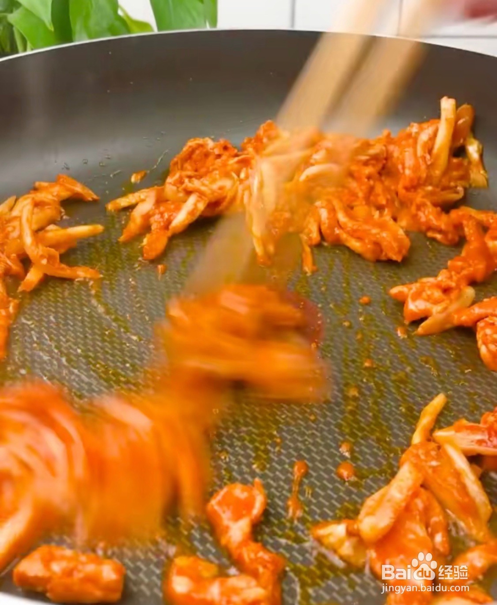 泡菜炒饭的教程