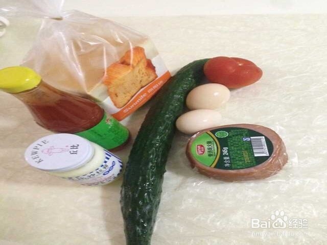 简单快做美味早餐三明治