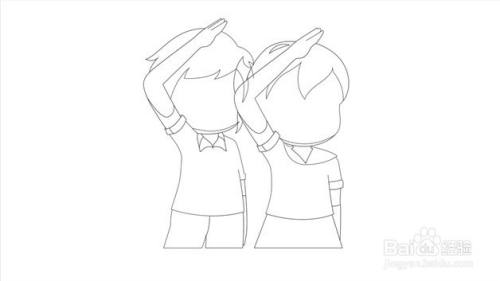 敬礼怎么画才好看