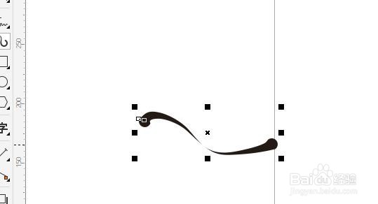 cdrx8软件如何使用艺术笔工具预设十